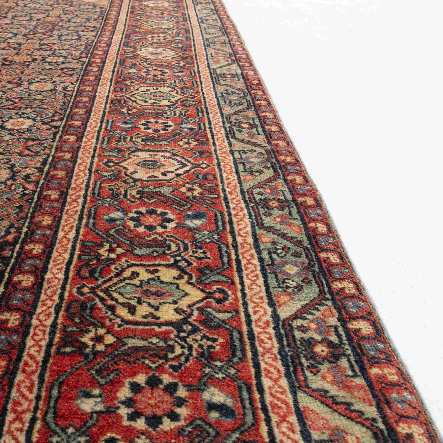 Oriental Rug Anatolian Handmade Wool On Cotton 138 X 191 Cm - 4' 7'' X 6' 4'' Red C014 ER01