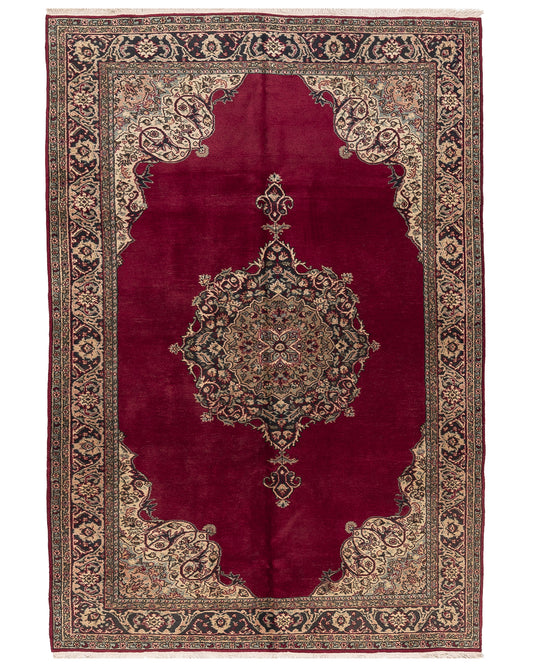 Oriental Rug Anatolian Handmade Wool On Cotton 198 X 290 Cm - 6' 6'' X 9' 7'' ER23