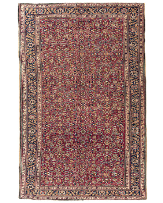 Oriental Rug Anatolian Handmade Wool On Cotton 210 X 310 Cm - 6' 11'' X 10' 3'' Fuchsia C021 ER23