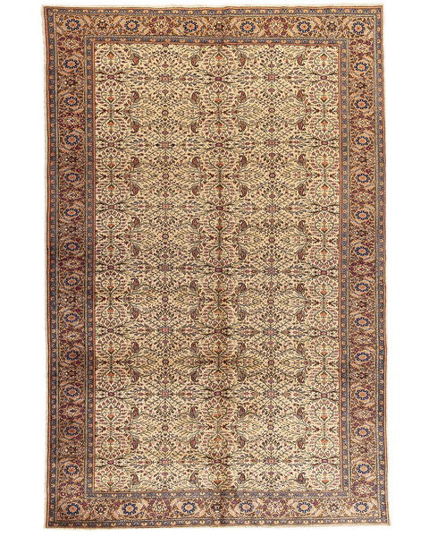 Oriental Rug Anatolian Handmade Wool On Cotton 225 X 330 Cm - 7' 5'' X 10' 10'' Stone C009 ER23