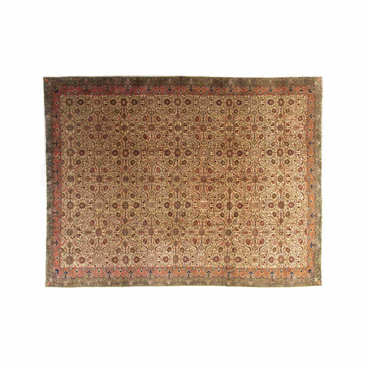 Oriental Rug Anatolian Handmade Wool On Cotton 284 X 374 Cm - 9' 4'' X 12' 4'' Stone C009 ER34