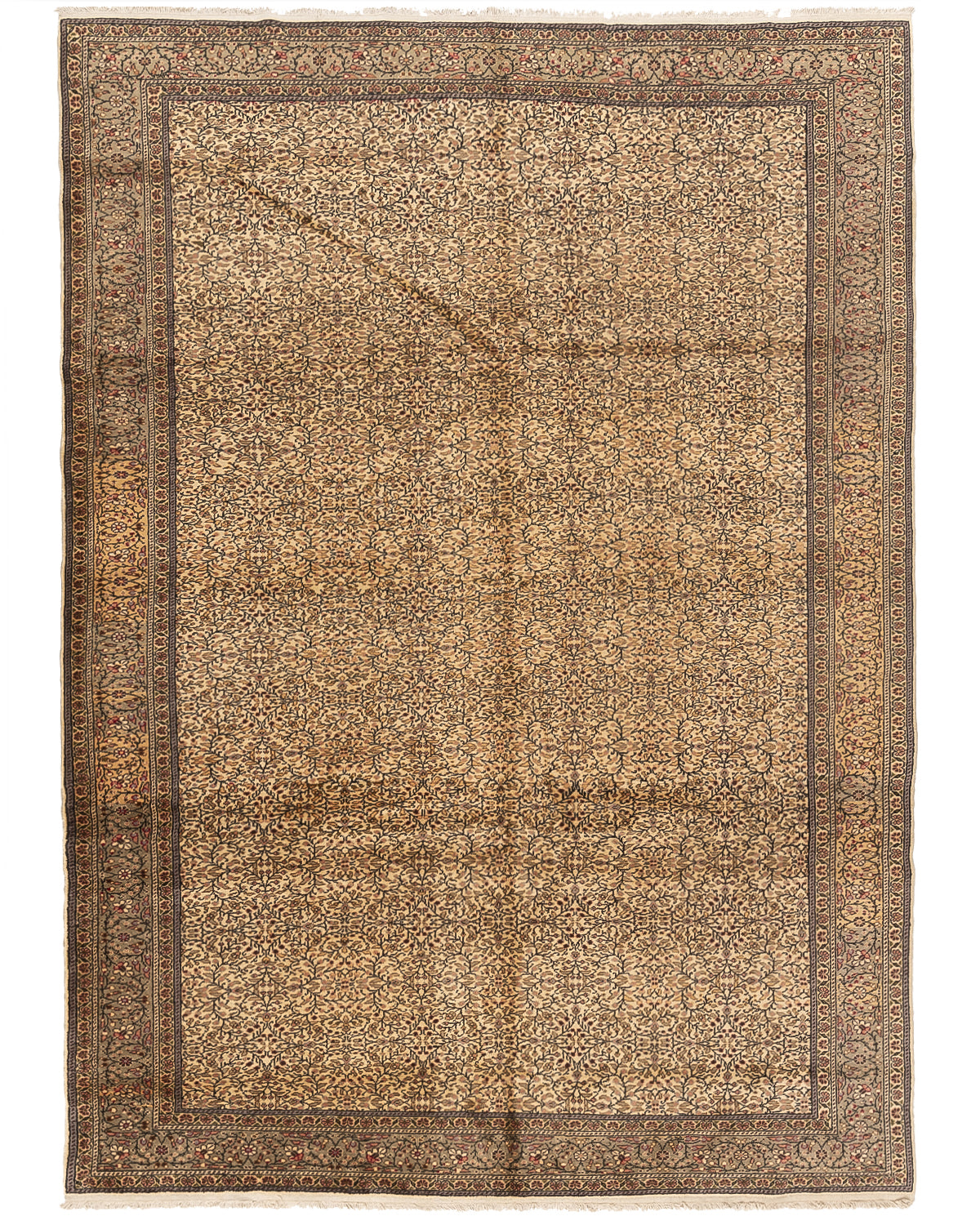 Oriental Rug Anatolian Handmade Wool On Cotton - X 348 Cm - 8' 3'' X 11' 6'' ER34