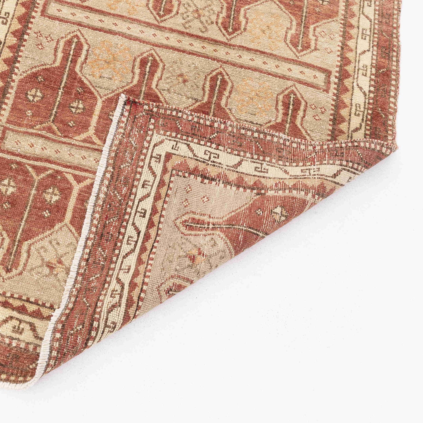 Oriental Rug Anatolian Handmade Wool On Wool 100 X 190 Cm - 3' 4'' X 6' 3'' ER01
