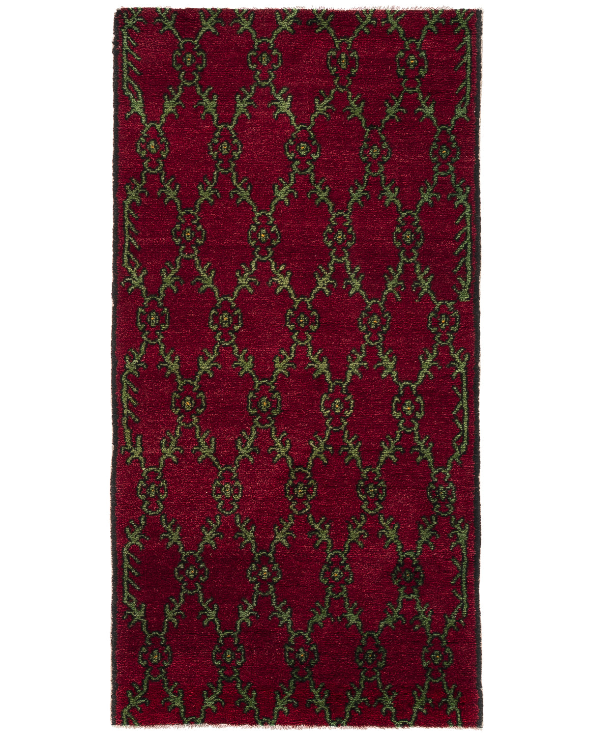 Oriental Rug Anatolian Handmade Wool On Wool 103 X 209 Cm - 3' 5'' X 6' 11'' ER01