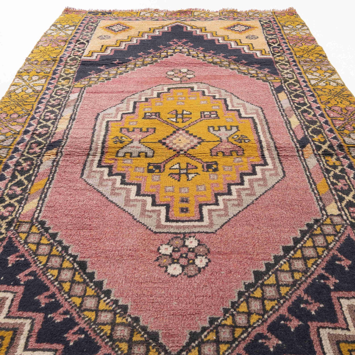 Oriental Rug Anatolian Handmade Wool On Wool 110 X 204 Cm - 3' 8'' X 6' 9'' ER01