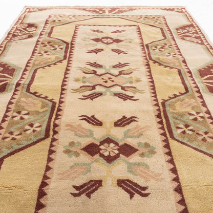 Oriental Rug Anatolian Handmade Wool On Wool 118 X 187 Cm - 3' 11'' X 6' 2'' ER01