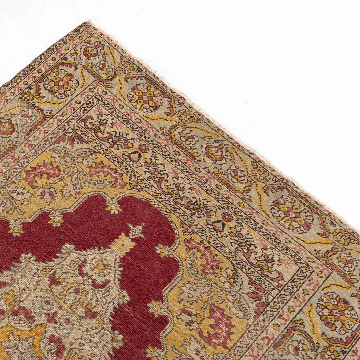 Oriental Rug Anatolian Handmade Wool On Wool 125 X 180 Cm - 4' 2'' X 5' 11'' Red C014 ER01