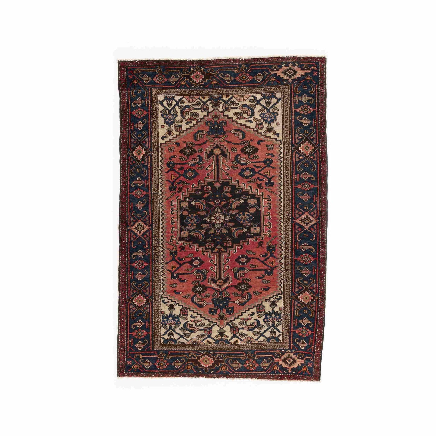 Oriental Rug Anatolian Handmade Wool On Wool 133 X 200 Cm - 4' 5'' X 6' 7'' ER01