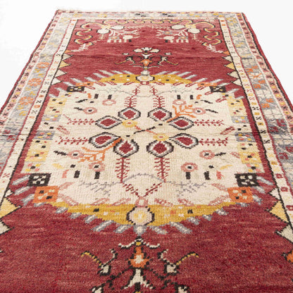 Oriental Rug Anatolian Handmade Wool On Wool 86 X 168 Cm - 2' 10'' X 5' 7'' ER01