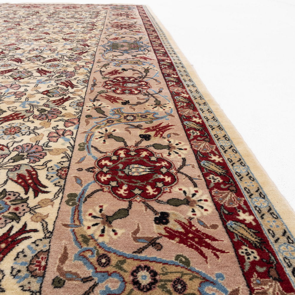 Oriental Rug Hereke Hand Knotted Wool On Cotton 161 X 329 Cm - 5' 4'' X 10' 10'' ER12