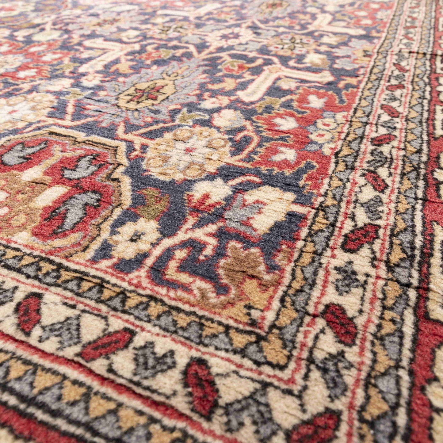 Oriental Rug Hereke Hand Knotted Wool On Cotton 164 X 266 Cm - 5' 5'' X 8' 9'' ER12