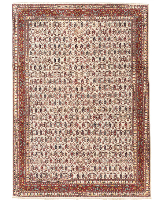 Oriental Rug Hereke Hand Knotted Wool On Cotton 227 X 320 Cm - 7' 6'' X 10' 6'' ER23