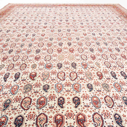 Oriental Rug Hereke Hand Knotted Wool On Cotton 227 X 320 Cm - 7' 6'' X 10' 6'' ER23