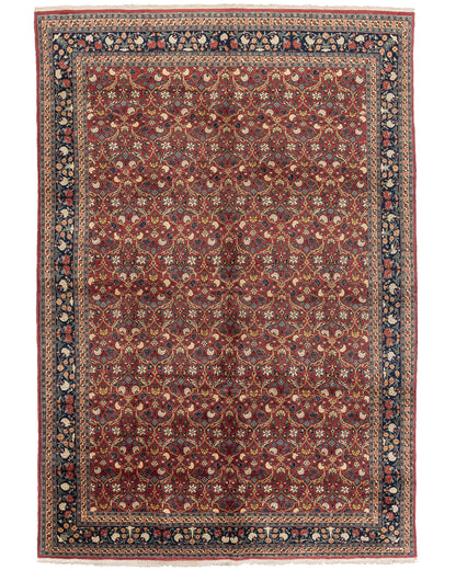 Oriental Rug Hereke Hand Knotted Wool On Cotton 235 X 345 Cm - 7' 9'' X 11' 4'' ER23