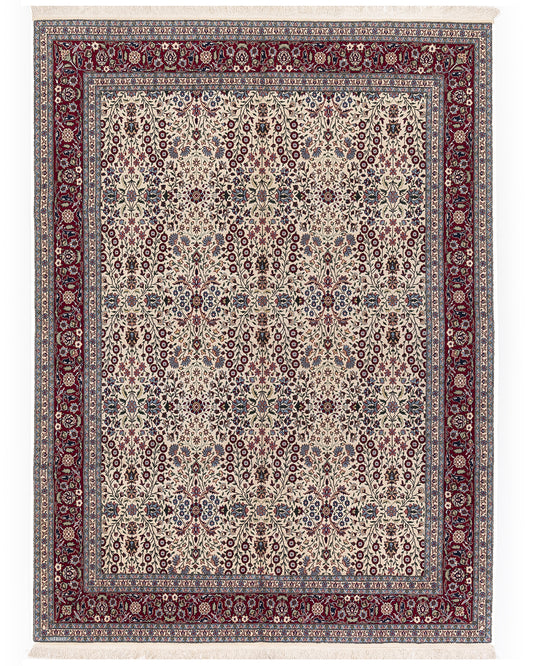 Oriental Rug Hereke Hand Knotted Wool On Cotton 257 X 310 Cm - 8' 6'' X 10' 3'' ER23