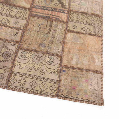 Oriental Rug Patchwork Hand Knotted Wool On Wool 116 x 179 Cm - 3' 10'' x 5' 11'' ER01