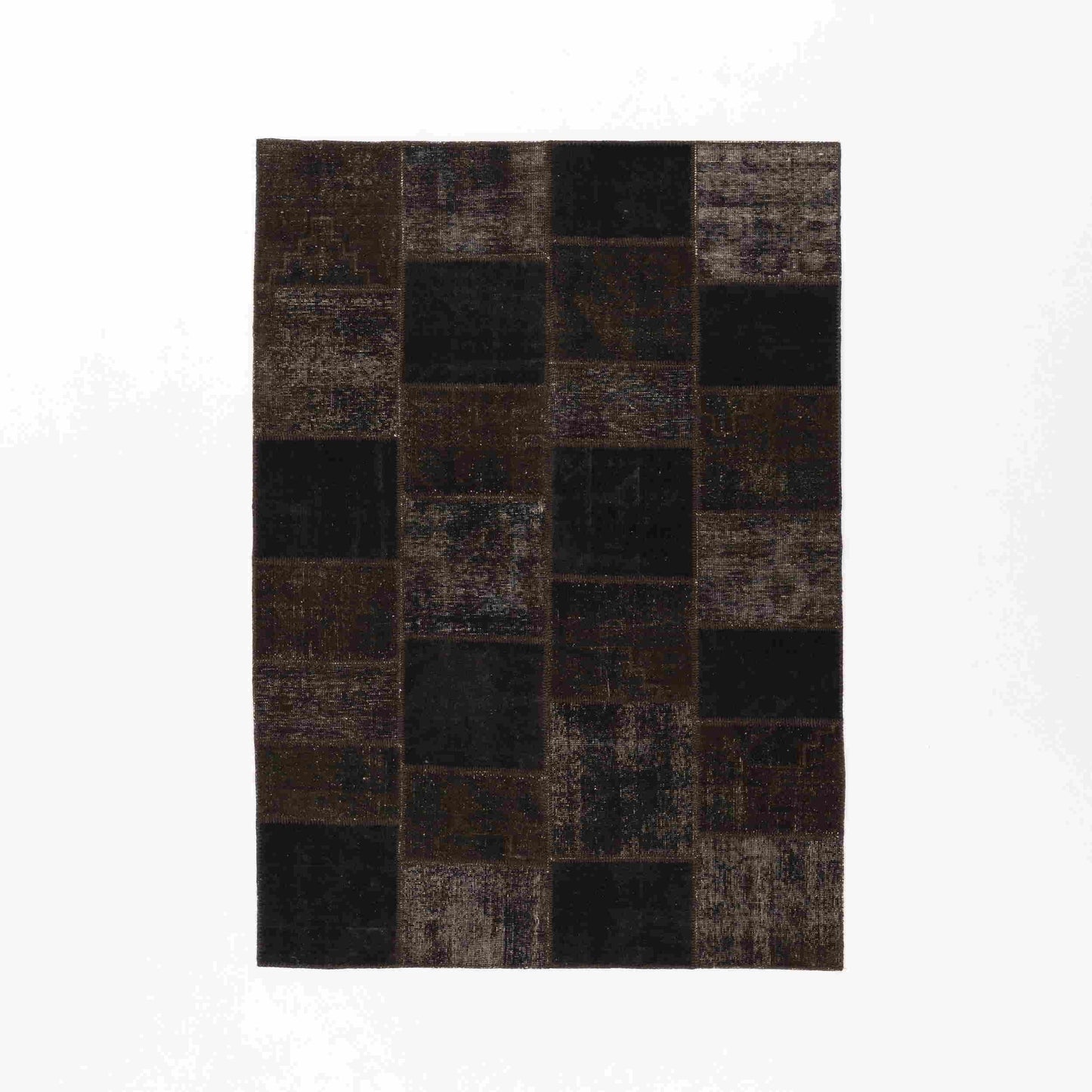 Oriental Rug Patchwork Hand Knotted Wool On Wool 172 x 243 Cm - 5' 8'' x 8' ER12