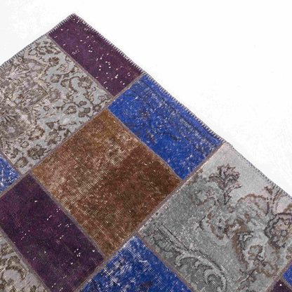 Oriental Rug Patchwork Hand Knotted Wool On Wool 174 x 240 Cm - 5' 9'' x 7' 11'' ER12