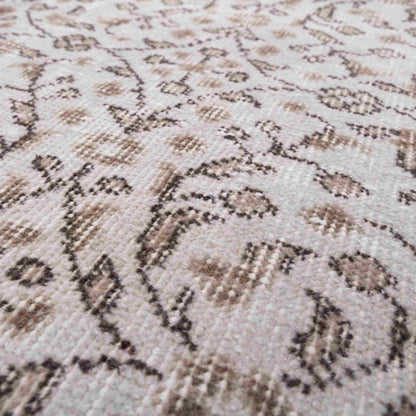 Oriental Rug Vintage Hand Knotted Wool On Cotton 163 x 252 Cm - 5' 5'' x 8' 4'' Sand C007 ER12