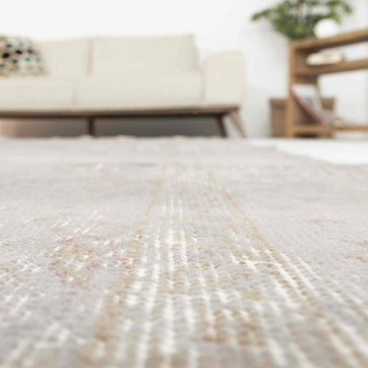 Oriental Rug Vintage Hand Knotted Wool On Cotton 171 x 283 Cm - 5' 8'' x 9' 4'' Stone C009 ER12