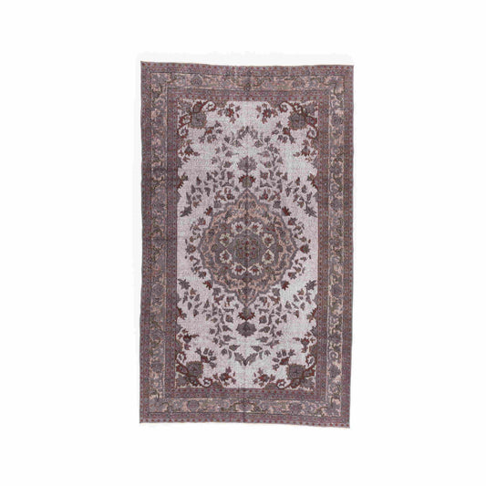 Oriental Rug Vintage Hand Knotted Wool On Cotton 177 x 307 Cm - 5' 10'' x 10' 1'' Red C014 ER12