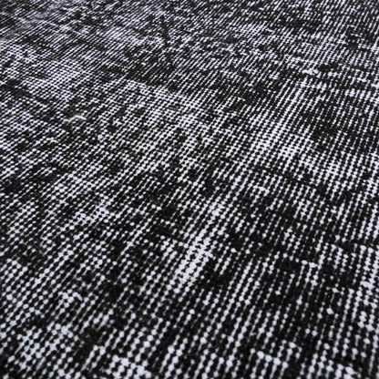 Oriental Rug Vintage Hand Knotted Wool On Cotton 192 x 306 Cm - 6' 4'' x 10' 1'' Black C002 ER23