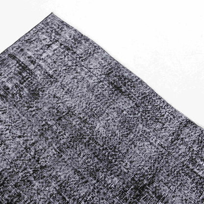 Oriental Rug Vintage Hand Knotted Wool On Cotton 192 x 306 Cm - 6' 4'' x 10' 1'' Black C002 ER23