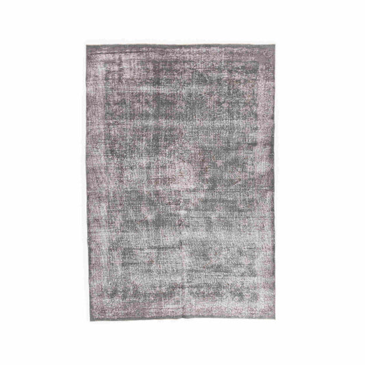 Oriental Rug Vintage Hand Knotted Wool On Cotton 200 x 290 Cm - 6' 7'' x 9' 7'' Grey C008 ER23