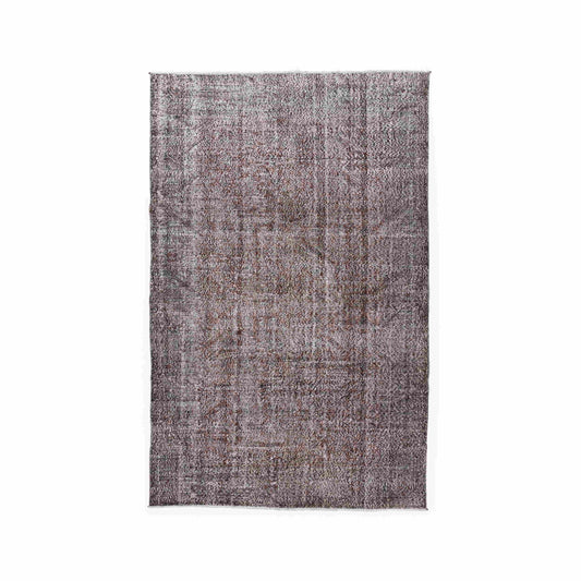 Oriental Rug Vintage Hand Knotted Wool On Cotton 202 x 316 Cm - 6' 8'' x 10' 5'' Pink C004 ER23