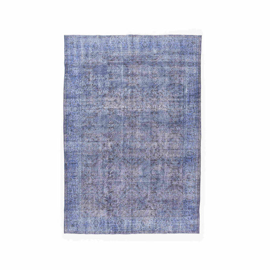 Oriental Rug Vintage Hand Knotted Wool On Cotton 204 x 296 Cm - 6' 9'' x 9' 9'' Purple C017 ER23