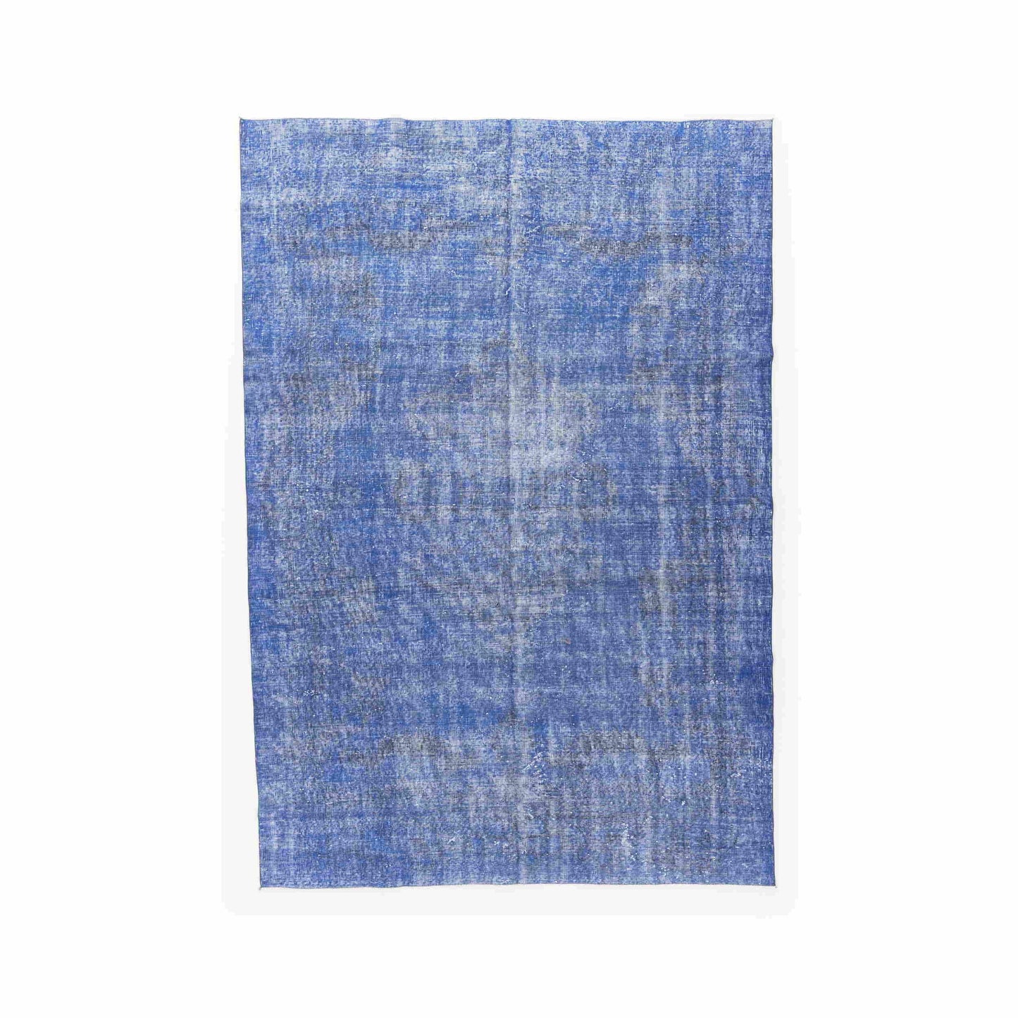 Alfombra oriental vintage anudada a mano de lana sobre algodón 205 x 300 cm - 6' 9'' x 9' 11'' Azul marino C012 ER23