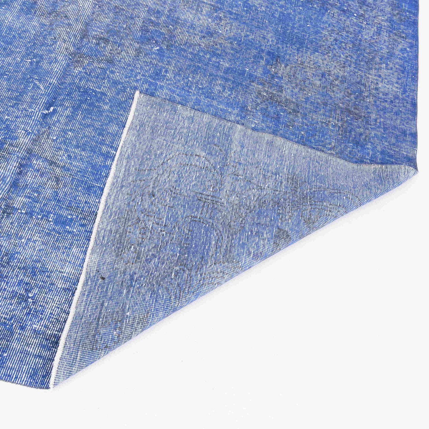 Alfombra oriental vintage anudada a mano de lana sobre algodón 205 x 300 cm - 6' 9'' x 9' 11'' Azul marino C012 ER23