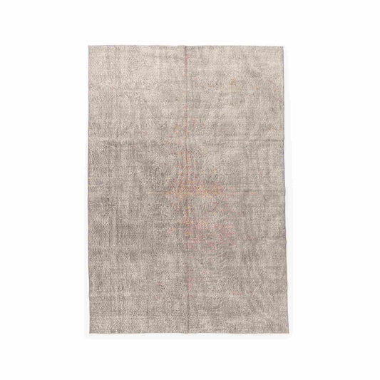 Oriental Rug Vintage Hand Knotted Wool On Cotton 206 x 301 Cm - 6' 10'' x 9' 11'' Pink C004 ER23