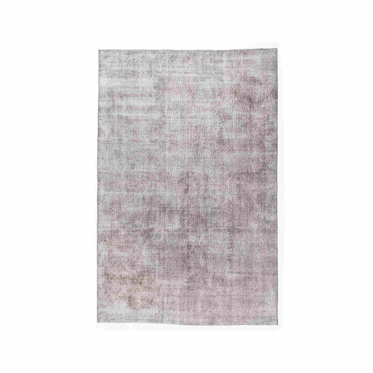 Oriental Rug Vintage Hand Knotted Wool On Cotton 206 x 313 Cm - 6' 10'' x 10' 4'' Pink C004 ER23