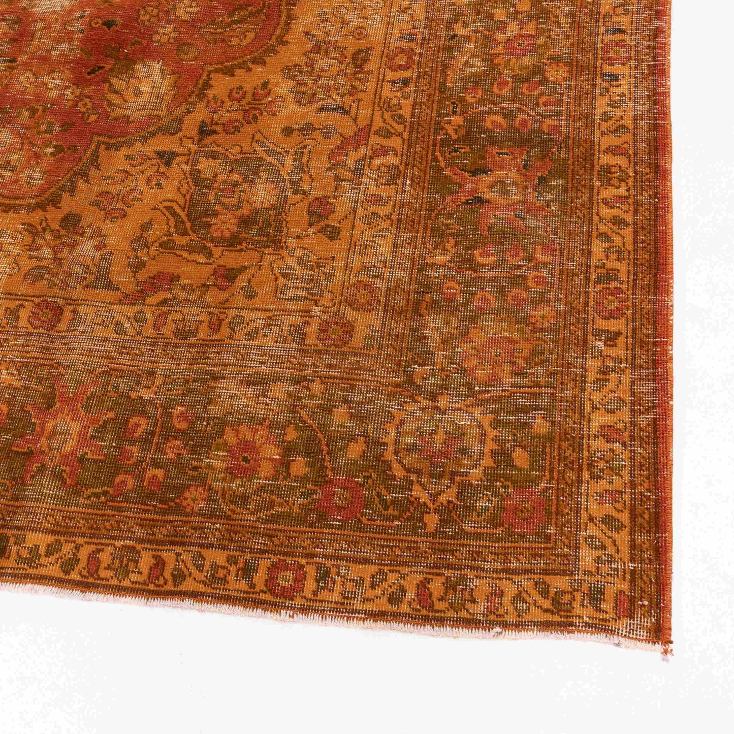 Oriental Rug Vintage Hand Knotted Wool On Cotton 252 x 345 Cm - 8' 4'' x 11' 4'' ER23