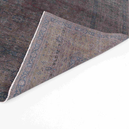 Oriental Rug Vintage Hand Knotted Wool On Cotton 283 x 391 Cm - 9' 4'' x 12' 10'' Brown C005 ER34