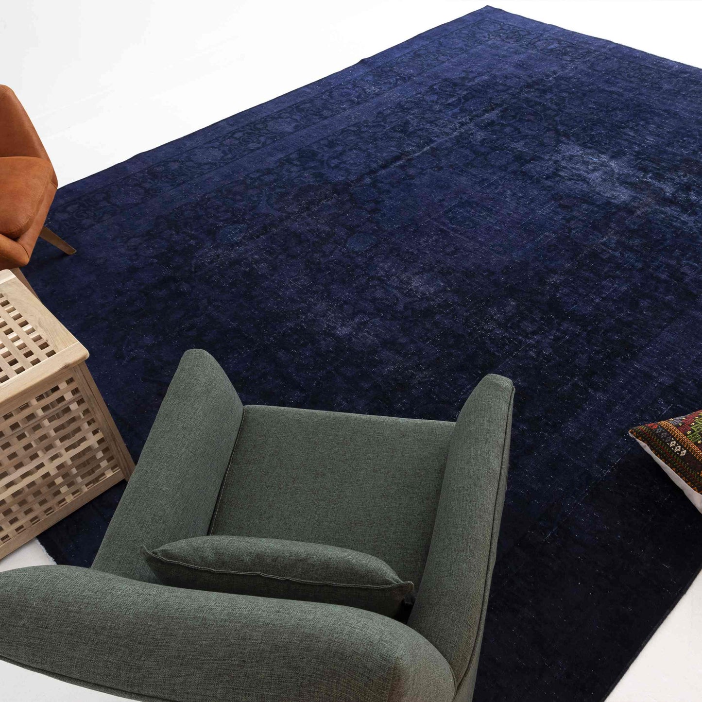 Oriental Rug Vintage Hand Knotted Wool On Wool 300 x 390 Cm - 9' 11'' x 12' 10'' Purple C017 ER34