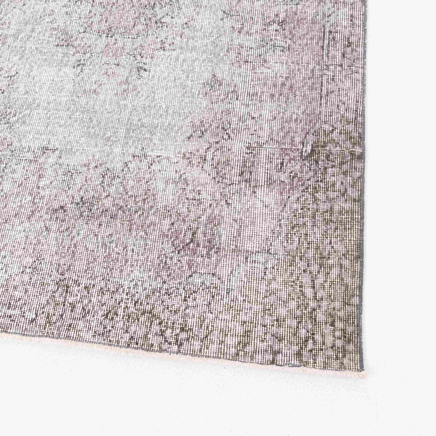 Oriental Rug Vintage Handmade Wool On Cotton 116 x 217 Cm - 3' 10'' x 7' 2'' ER01