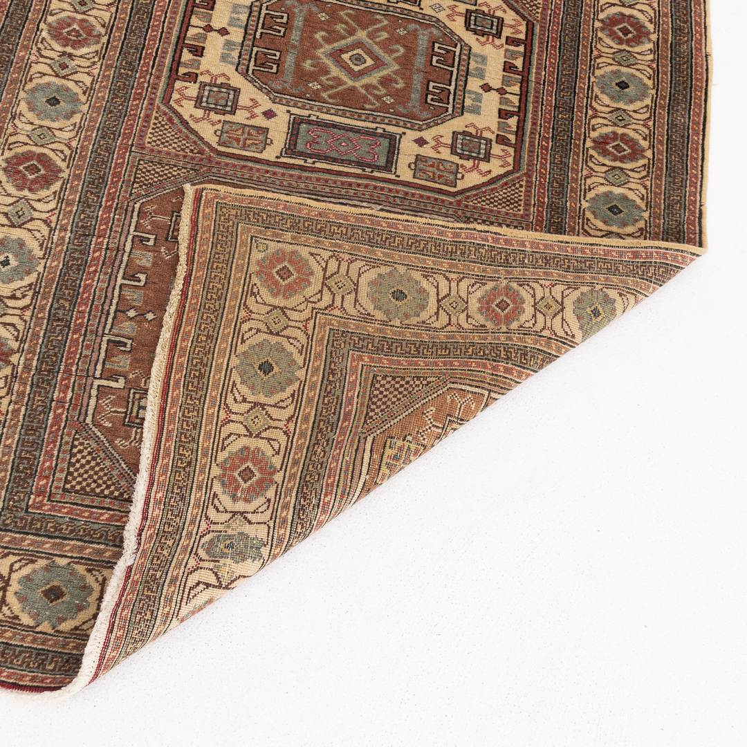 Oriental Turkish Runner Rug Handmade Wool On Cotton Kayseri 100 X 278 Cm - 3' 4'' X 9' 2''