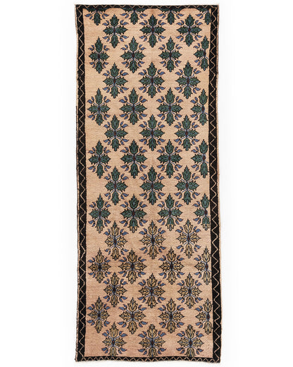 Oriental Turkish Runner Rug Handmade Wool On Wool Anatolian 106 X 265 Cm - 3' 6'' X 8' 9''