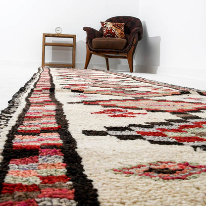 Oriental Turkish Runner Rug Handmade Wool On Wool Anatolian 420 X 84 Cm - 13' 10'' X 2' 10'' Sand C007