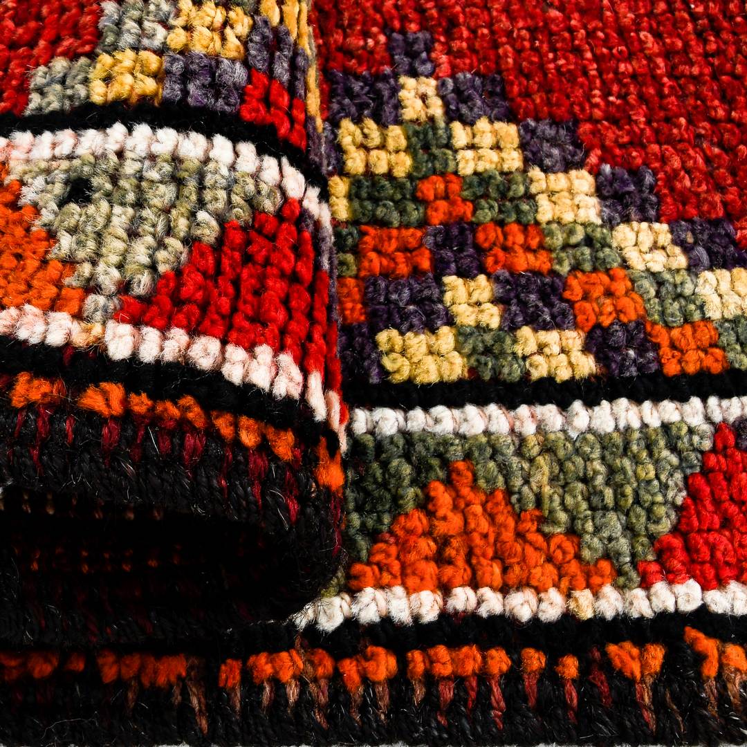 Oriental Turkish Runner Rug Handmade Wool On Wool Anatolian 425 X 87 Cm - 14' X 2' 11''